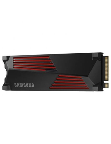 Samsung - Disque dur solide SSD 990 Pro 1 To PCIe 4.0 NVMe M.2 - Avec dissipateur thermique