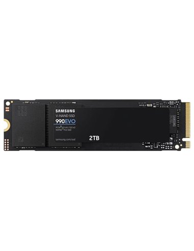 Samsung - Disque dur solide SSD 990 EVO 2 To M.2 PCIe 4.0 x4, 5.0 x2 NVMe 2.0