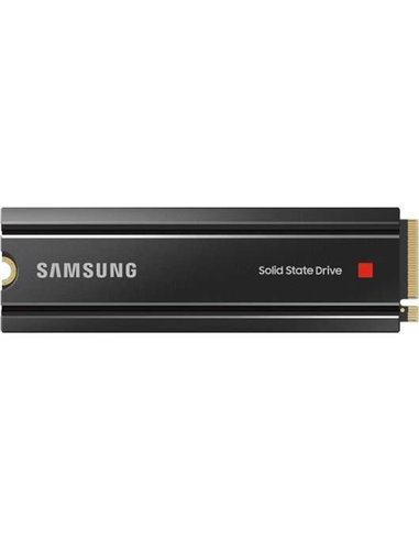 Samsung - Disque dur solide 980 Pro SSD M2 2 To PCIe 4.0 NVMe M.2 avec dissipateur thermique