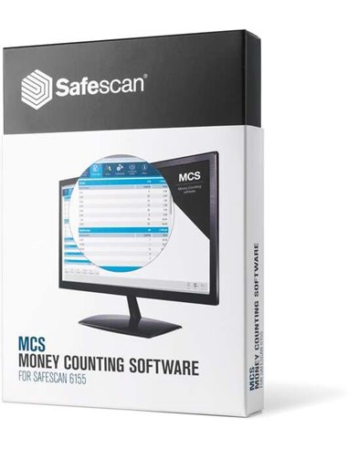 Safescan - Logiciel de comptage d'argent MCS - Compatible avec Safescan - 2465-S, 2665-S, 2685-S, 2865-S, 2985-SX, 2995-SX, 1450