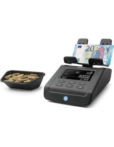 Safescan - Balance de comptage d'argent 6165 G3 - Compte les pièces et les billets - Port de mise à jour