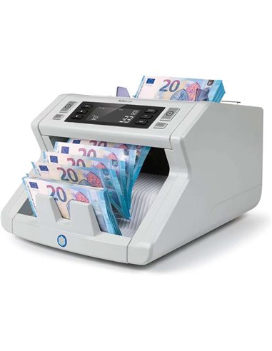 Safescan - Compteur de billets 2210 - Compte 1 000 billets par minute - Détection UV et taille - Alarme de billets suspects - Vé