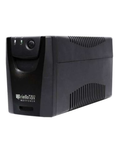 Riello - Net Power UPS 800 VA/480W - Line Interactive Technology - USB, 2x Shucko