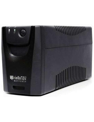 Riello - Onduleur Net Power 600 VA/360W - Line Interactive Technology - USB, 4x IEC 320