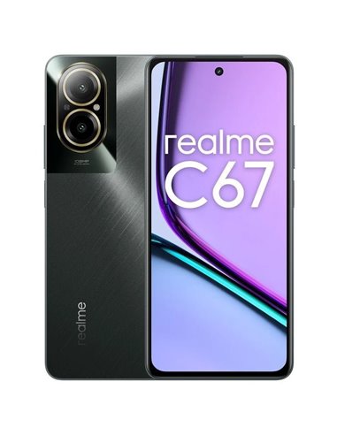 Realme - Smartphone C67 Écran 6,72" - 6 Go - 128 Go - Appareil photo principal 108MP - Batterie 5000 mAh - Prend en charge la ch