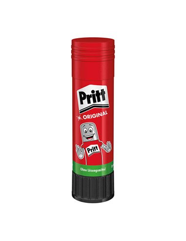 Pritt - Bâton de Colle Moyen 22g - Sans Solvant - 97% Ingrédients Naturels - Lavable à 20ºC - Sans Danger pour les Enfants