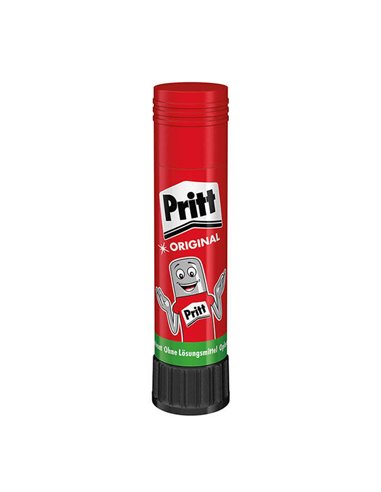 Pritt - Bâton de Colle 11g - Sans Solvant - 97% Ingrédients Naturels - Lavable à 20ºC - Sans Danger pour les Enfants