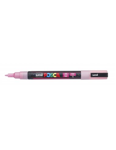 Posca - Marqueur peinture PC-3ML - Pointe Conique Polyester 0,9-1,3 mm - Encre à Base d'Eau - Résistant à la Lumière - Non Perma