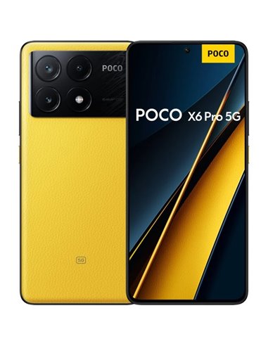 Poco - X6 Pro 5G Smartphone Écran AMOLED 6,67" 1,5K - 8 Go - 256 Go - Caméra principale 64MP - Batterie 5000mAh - Prend en charg