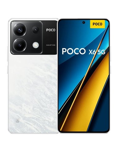 Poco - X6 5G Smartphone Écran AMOLED 6,67" 1,5K - 8 Go - 256 Go - Caméra principale 64MP - Batterie 5000mAh - Prend en charge la