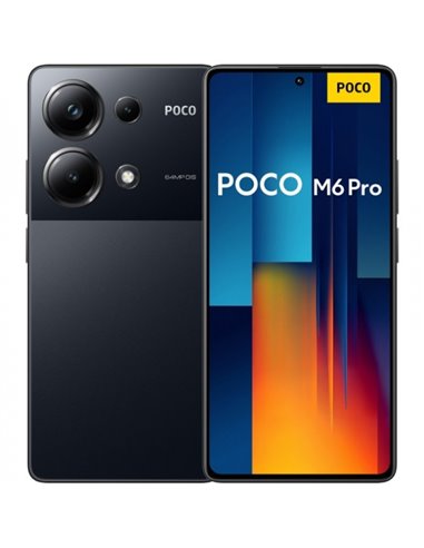 Poco - Smartphone M6 Pro Écran AMOLED 6,67" - 8 Go - 256 Go - Appareil photo principal 64MP - Batterie 5000 mAh - Prend en charg