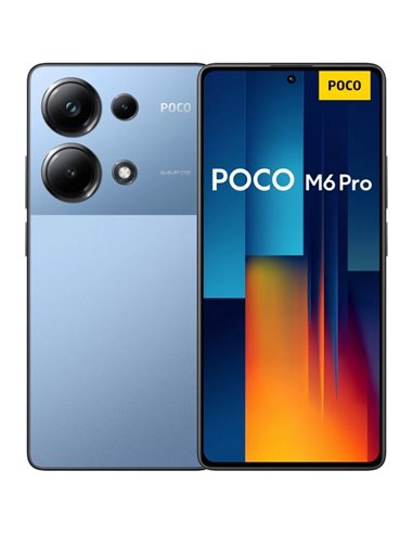 Poco - Smartphone M6 Pro Écran AMOLED 6,67" - 8 Go - 256 Go - Appareil photo principal 64MP - Batterie 5000 mAh - Prend en charg