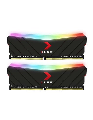 PNY - Mémoire RAM de jeu XLR8 RGB DDR4 3600 MHz PC4-28800 32 Go (2 x 16 Go) CL18