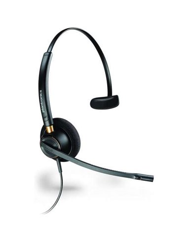 Plantronics/Poly - Casque monaural EncorePro HW510 avec microphone - Oreillettes rembourrées