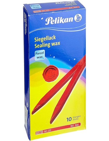 Pelikan - Scellage d'emballage 60/10 - Idéal pour sceller en toute sécurité les emballages - Couleur rouge