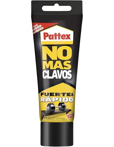 Pattex - No More Nails Tube 250gr - Adhésif de Montage Extra Fort - Élimine le besoin de clous et de vis - Idéal pour le bricola