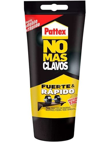 Pattex - No More Nails Tube 150gr - Adhésif de Montage Extra Fort - Élimine le besoin de clous et de vis - Idéal pour les travau