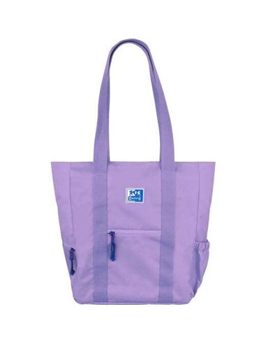 Oxford - Sac à main Tote B-Trendy - Poche avant et latérale - Compartiment ordinateur/tablette - Fermeture éclair - Taille 34x31