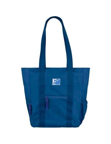 Oxford - Sac à main Tote B-Trendy - Poche avant et latérale - Compartiment pour ordinateur portable/tablette - Fermeture à gliss