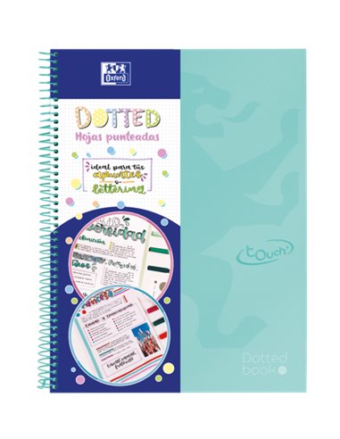 Oxford - School Touch Europeanbook Dotbook A4+ - Couverture Extra Rigide - Dots 5x5 - 80 Feuilles