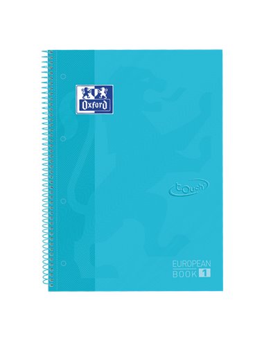 Oxford - School Touch Europeanbook 1 A4+ Couverture Extra Rigide - Carnet de Haute Qualité - Format A4+ - Couverture Résistante 