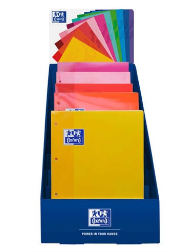 Oxford - Recharge Scolaire Color1 - Collé 5x5 - Couleurs Chaudes - Idéal pour les étudiants