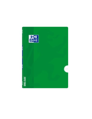 Oxford - Carnet agrafé School Classic Openflex A5+ - Couverture en plastique robuste - Règle 3.5 avec marge - 48 feuilles de pap