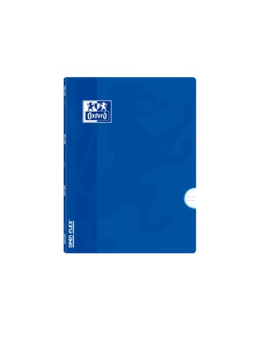 Oxford - Carnet agrafé School Classic Openflex A5+ - Couverture plastique résistante - Règle 3.5 avec marge - 48 feuilles de hau