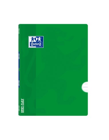 Oxford - Carnet agrafé School Classic Openflex A4 - Couverture plastique robuste - 1 ligne avec marge - 48 feuilles de papier de