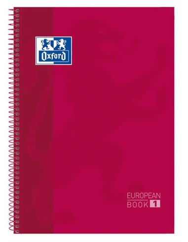 Oxford - School Classic Europeanbook 1 A4+ Couverture Extra Rigide - Format A4+ - Couverture Extra Rigide Résistante - 80 Feuill