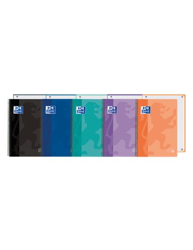 Oxford - School Classic Europeanbook 1 - Couverture plastique A4+ - 5x5 - 80 Feuilles