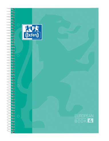 Oxford - School Classic A5+ Europeanbook - Couverture extra-rigide résistante - 50% de feuilles gratuites en plus - Grille 5x5 -