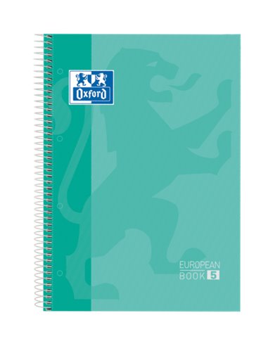 Oxford - School Classic A4+ Europeanbook - Couverture Extra Rigide - 50% Feuilles Gratuites - 5x5 - 120 Feuilles