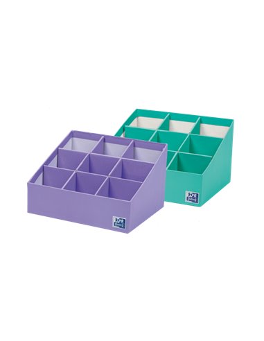 Oxford - Porte-stylo à l'échelle 3x3 - Organisateur de notes autocollantes pratique - Échelle de couleurs pour prioriser les tâc