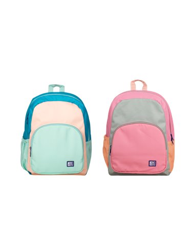 Oxford - Sac à dos réversible 2 en 1 Colorblock - Polyester recyclé RPET - Capacité 18L - 2 modèles disponibles