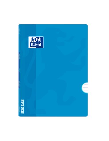 Oxford - Carnet agrafé Openflex A4 - Couverture en plastique robuste - Agrafé pour une plus grande durabilité - Ligne directrice