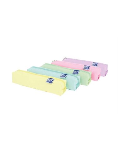 Oxford - Petite trousse carrée Kangoo Live & Go - Matière éponge - Caoutchouc élastique pour l'attacher au Carnet - Couleurs Pas