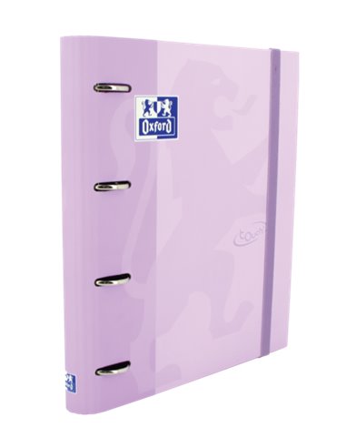 Oxford - Classeur à anneaux Europeanbinder Touch A4+ avec grille de remplacement 5x5 - Couverture extra rigide - Fermeture élast