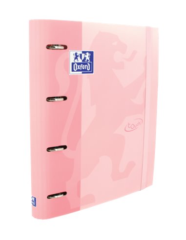 Oxford - Classeur à anneaux Europeanbinder Touch A4+ avec grille de remplacement 5x5 - Couverture extra rigide - Fermeture élast