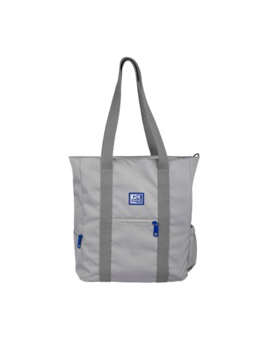 Oxford - B-Ready Tote Bag Sac en Tissu Écologique - Polyester Recyclé RPET - Longue Anse pour Sac Bandoulière - Couleur Gris