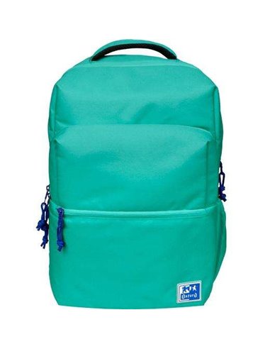 Oxford - Sac à dos scolaire B-Ready - Bretelles rembourrées et réglables - Taille 42x30x15cm - Couleur Turquoise