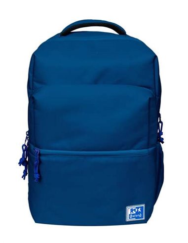 Oxford - Sac à dos scolaire B-Ready - Bretelles rembourrées et réglables - Taille 42x30x15cm - Couleur Bleu Marine