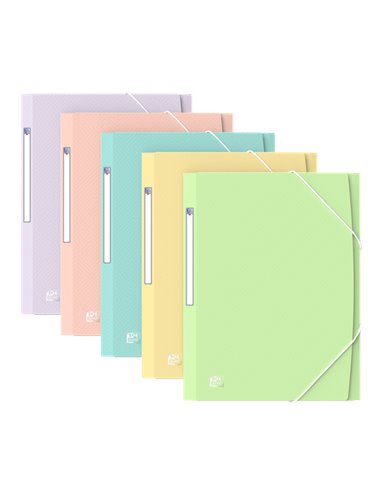 Oxford - A4+ PP TR Pastel STD - Chemise en plastique résistant - Format A4+ - Design moderne et élégant - Idéal pour organiser d