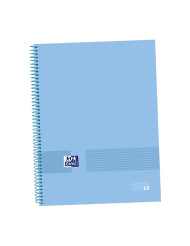 Oxford - & You A4+ Europeanbook Couverture Extra Rigide - Carnet de 80 Feuilles - Format A4+ - Couleur Bleu