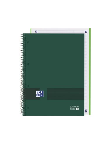 Oxford - & You A4+ Europeanbook - Couverture Extra Rigide - 80 Feuilles - Vert