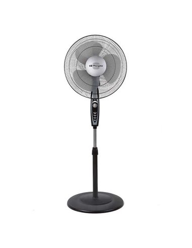 Orbegozo - SF 3347 Ventilateur sur pied puissant et efficace - Grande surface d'aération - Tête multi-réglable - Minuterie 2h - 