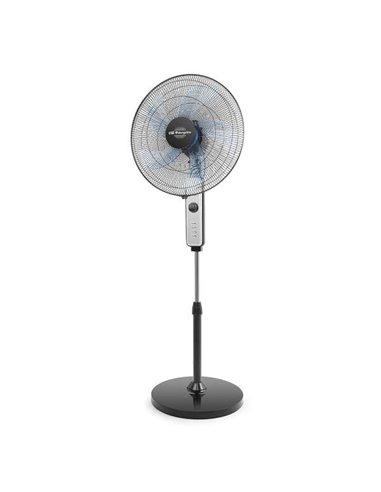 Orbegozo - Ventilateur sur pied SF 1046 - Minuterie jusqu'à 1 Heure - Hauteur réglable jusqu'à 150 cm - Puissance 80 W - 5 pales