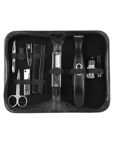 Orbegozo - Kit de voyage pour tondeuse à cheveux pour hommes - Kit de toilettage personnel complet pour hommes - Coupe et rase t