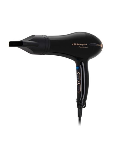 Orbegozo - Sèche-cheveux professionnel SE 2206 - Moteur AC puissant - 3 niveaux de température - Design ergonomique et élégant -