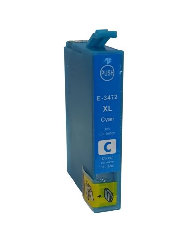 Epson 34XL - Epson Balle de Golf - Cyan - Cartouche compatible Epson